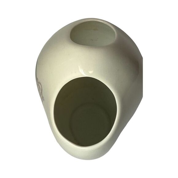 Edelstein Bavaria Woman sitting with Her Dog Porcelain Vase White - Picture 3 of 6